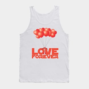 Love Forever with Heart Balloons - Love Forever Tank Top